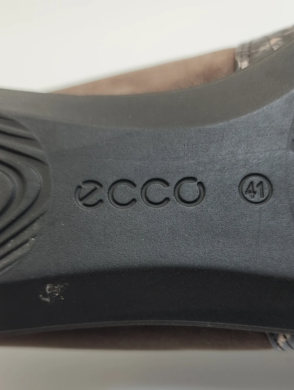 ECCO Women's Touch Ballerina 2.0 Croc-Embossed Leather Loafer Flats Size 41